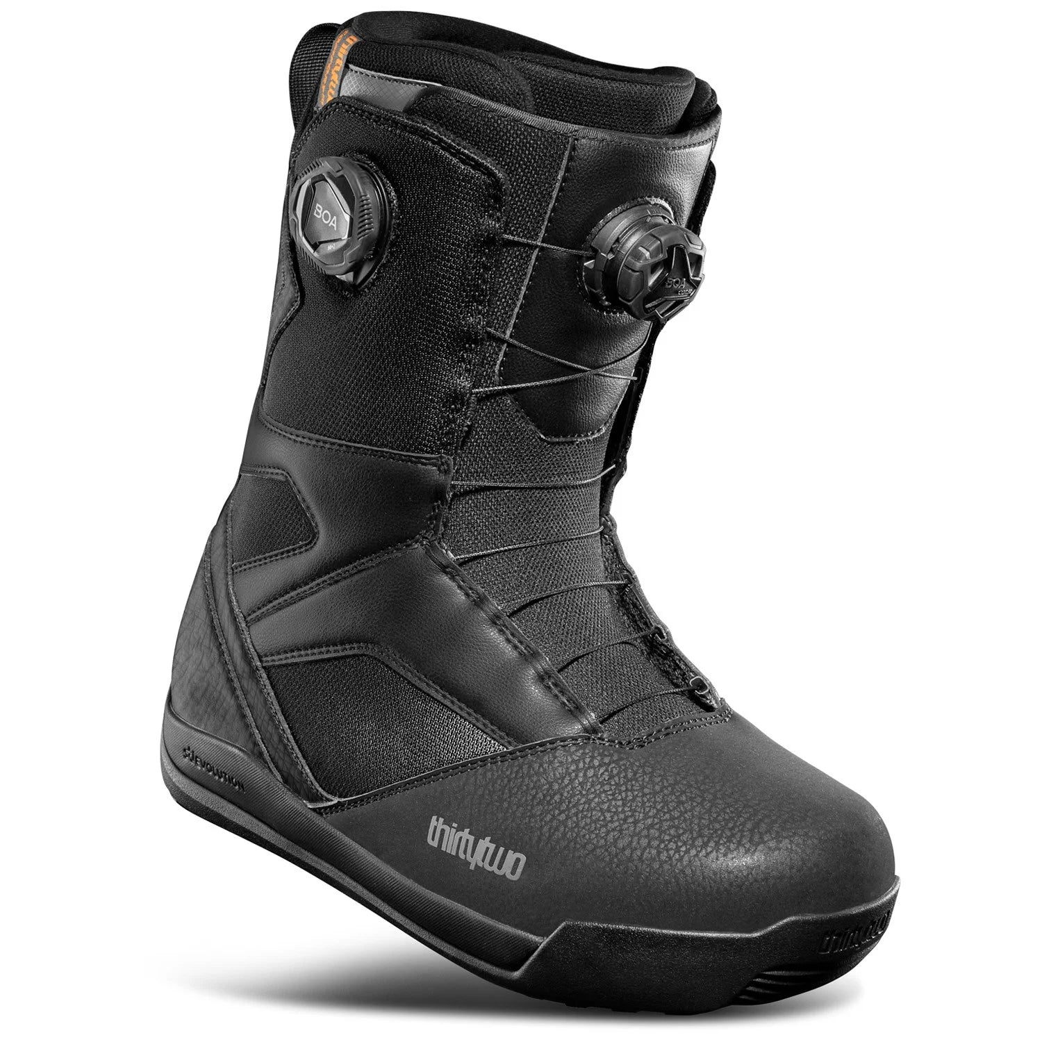 Thirtytwo STW Double Boa Snowboard Boots Mens 2026 Black - Elevation107