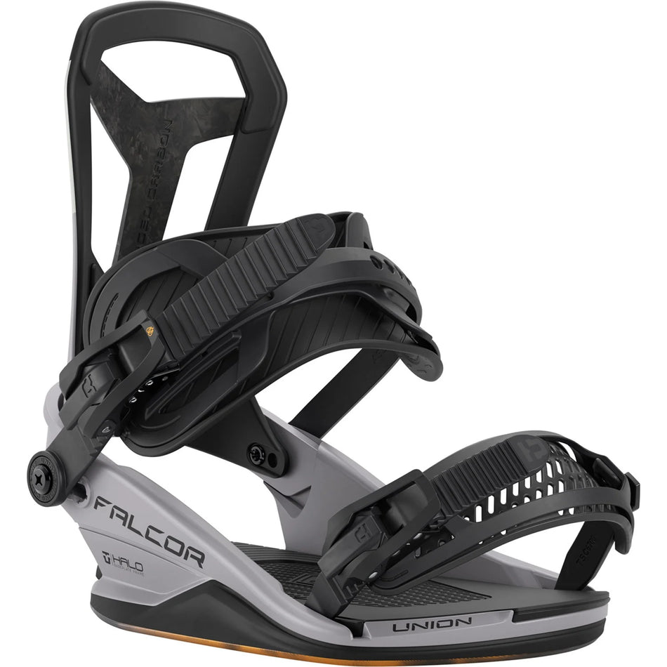 Union Falcor Snowboard Bindings Mens 2026 Fossil Grey - Elevation107