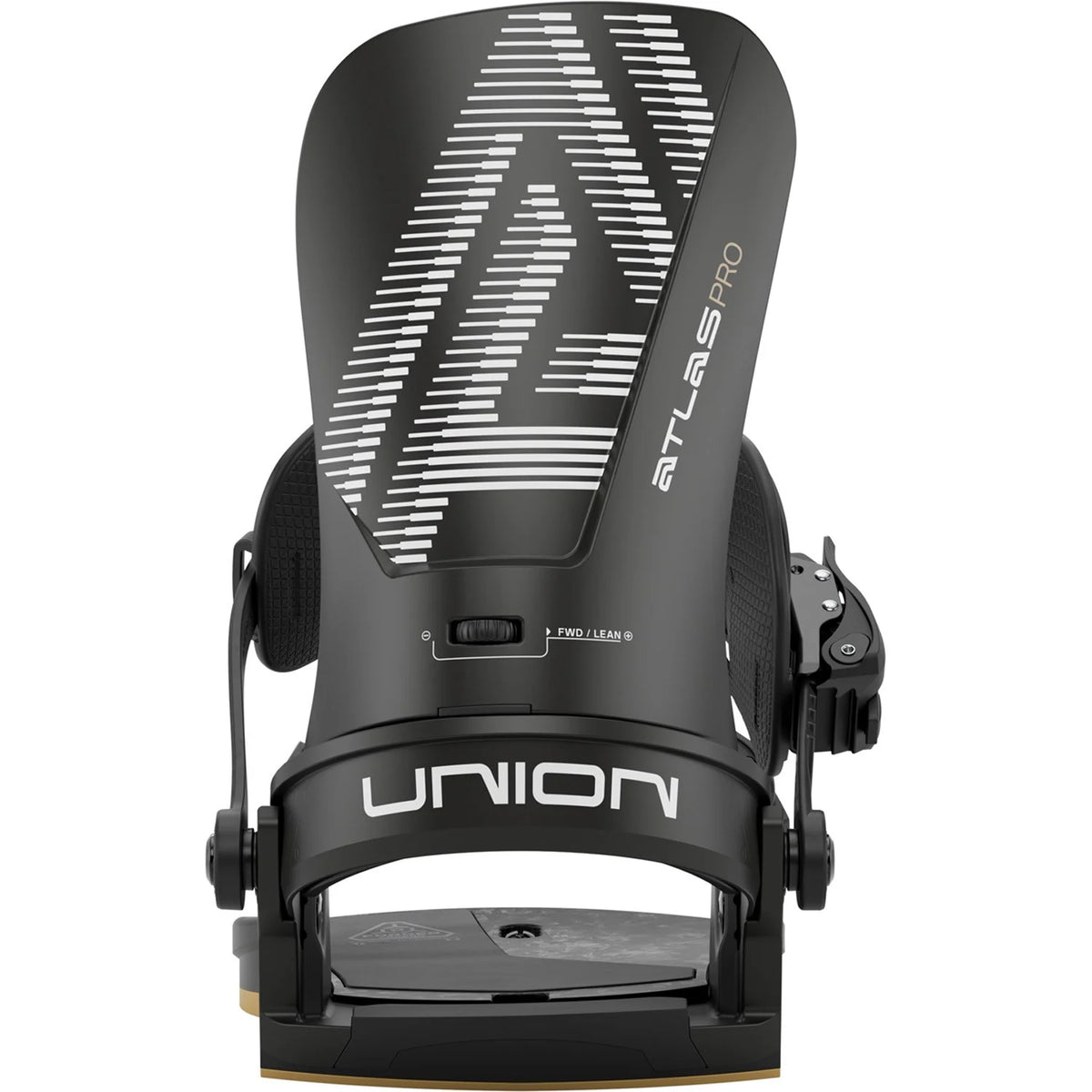 Union Atlas Pro Snowboard Bindings Mens 2026 Metallic Black - Elevation107