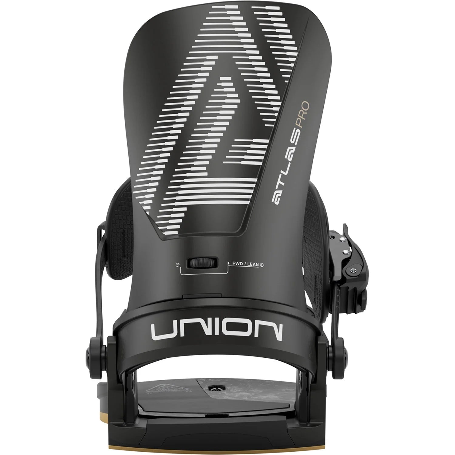 Union Atlas Pro Snowboard Bindings Mens 2026 Metallic Black - Elevation107