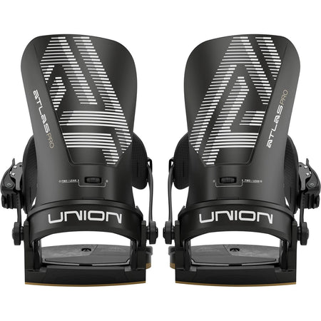 Union Atlas Pro Snowboard Bindings Mens 2026 Metallic Black - Elevation107