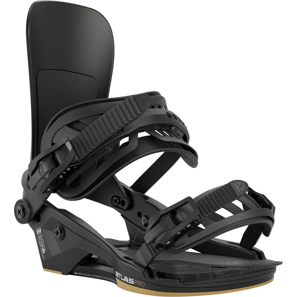 Union Atlas Pro Snowboard Bindings Mens 2026 Metallic Black - Elevation107