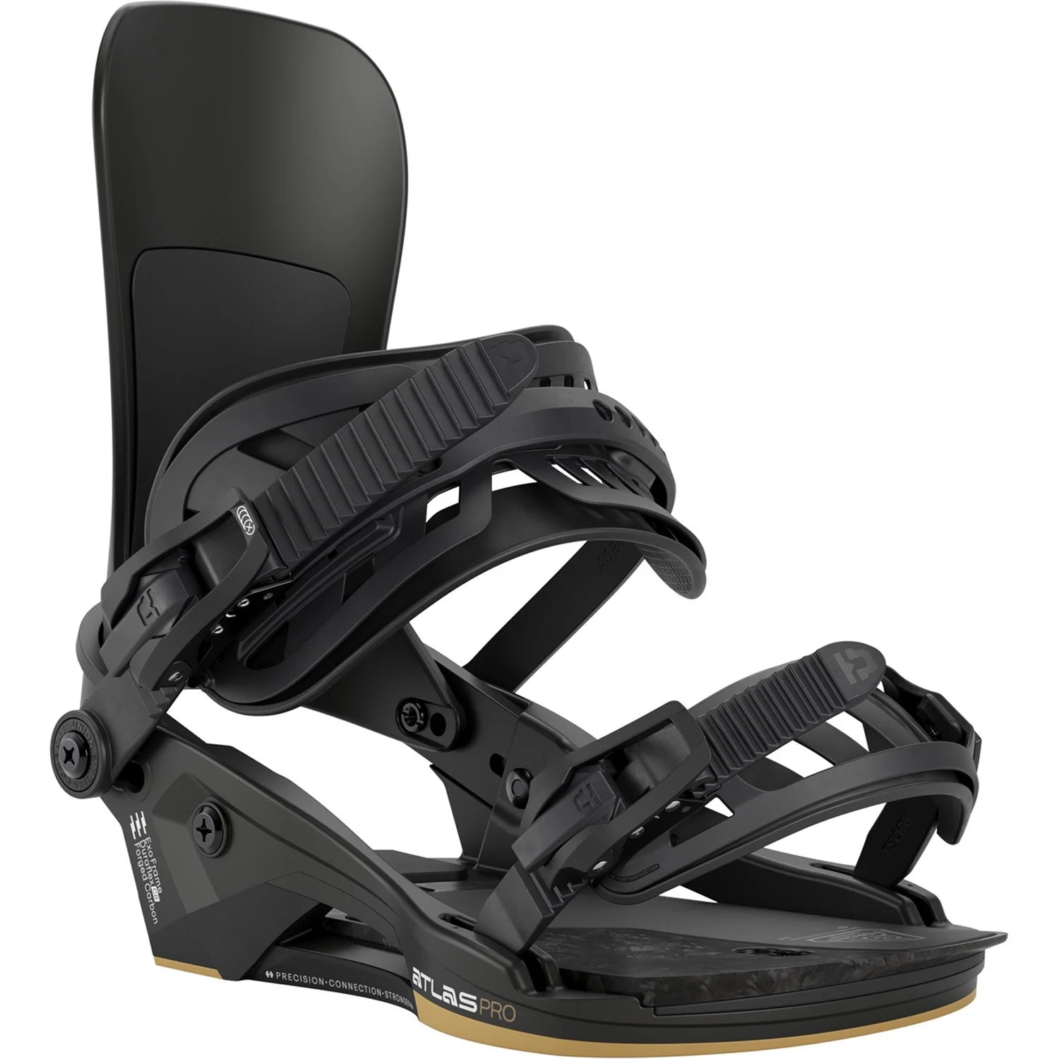 Union Atlas Pro Snowboard Bindings Mens 2026 Metallic Black - Elevation107