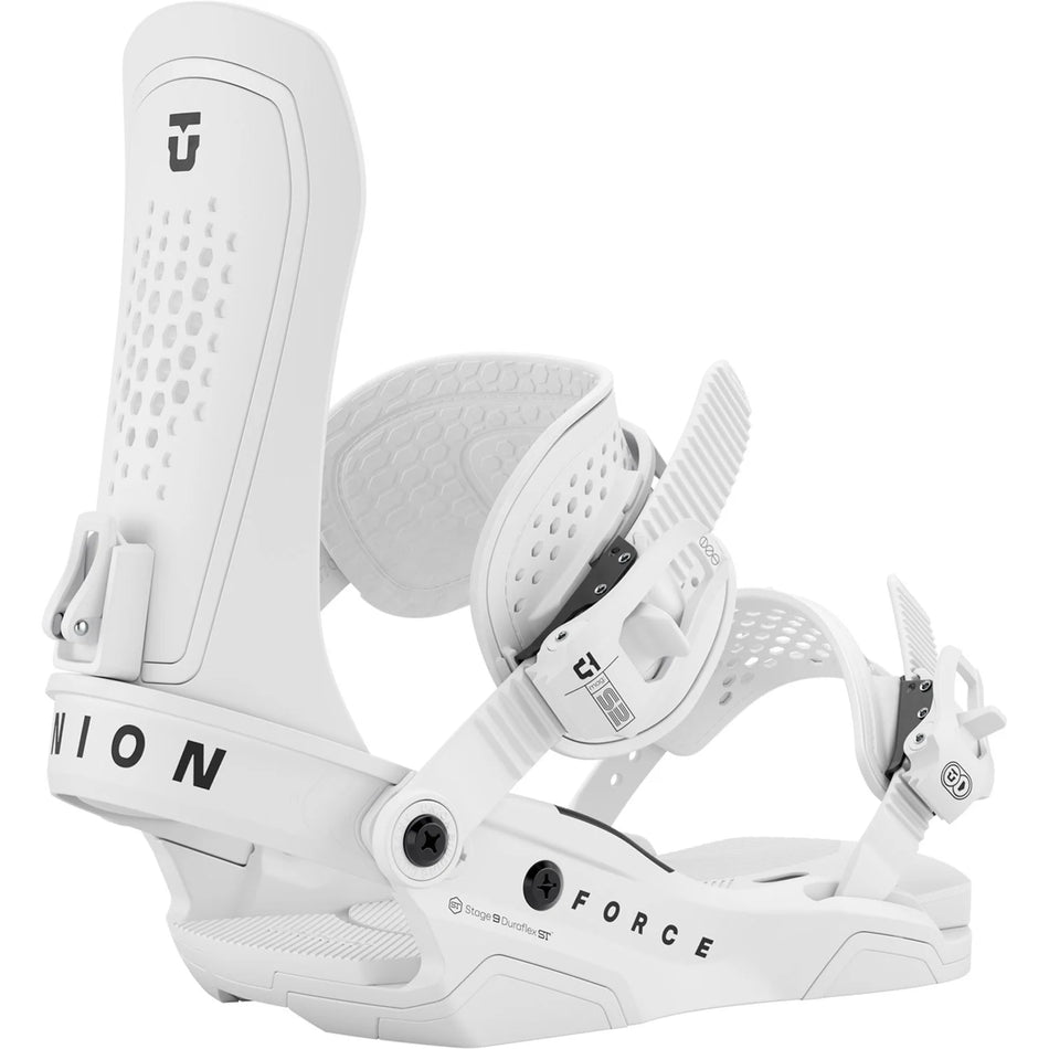 Union Force Snowboard Bindings Mens 2026 White 20 Year - Elevation107