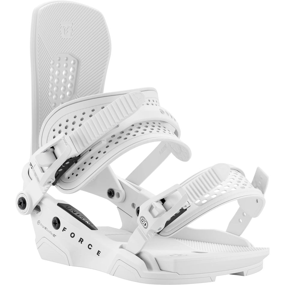 Union Force Snowboard Bindings Mens 2026 White 20 Year - Elevation107