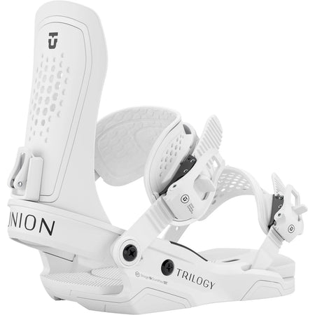 Union Trilogy Snowboard Bindings Womens 2026 White - Elevation107