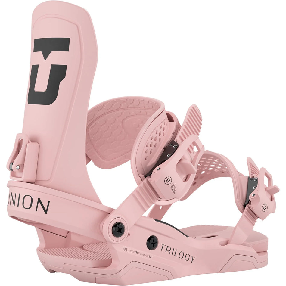 Union Trilogy Snowboard Bindings Womens 2026 Rose - Elevation107
