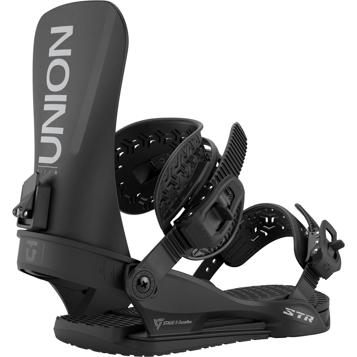 Union STR Snowboard Bindings Mens 2026 Black - Elevation107