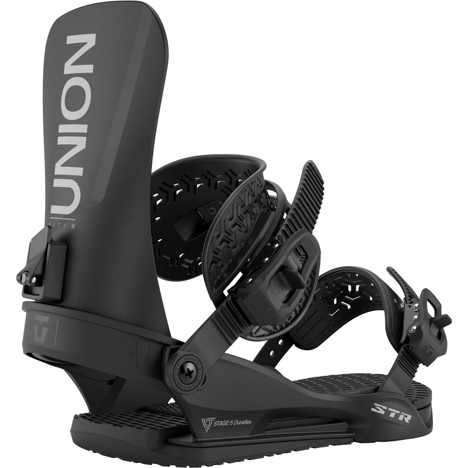 Union STR Snowboard Bindings Mens 2026 Black - Elevation107
