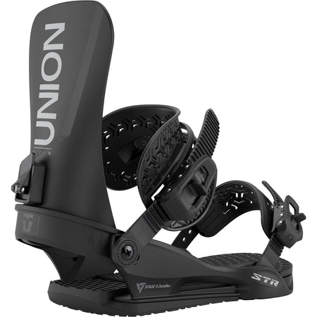 Union STR Snowboard Bindings Mens 2026 Black - Elevation107