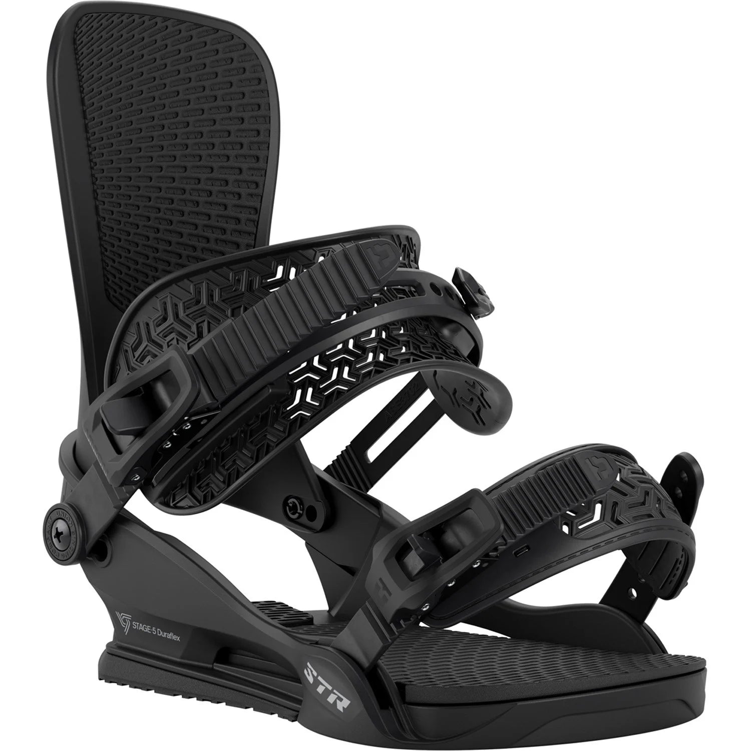 Union STR Snowboard Bindings Mens 2026 Black - Elevation107