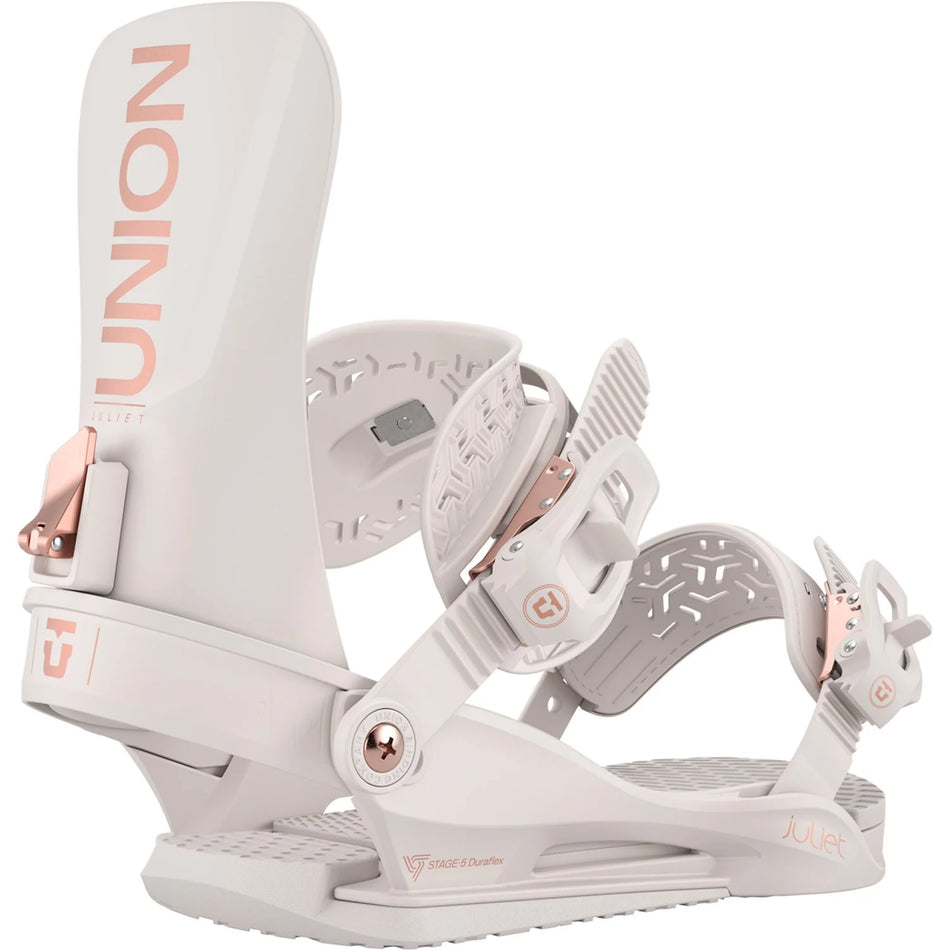 Union Juliet Snowboard Bindings Womens 2026 Sand Pink - Elevation107