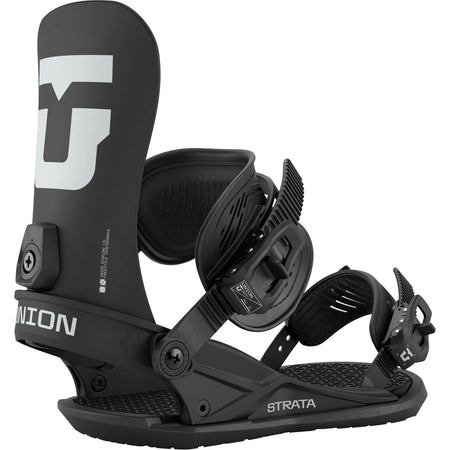 Union Strata Snowboard Bindings Mens 2026 Black - Elevation107