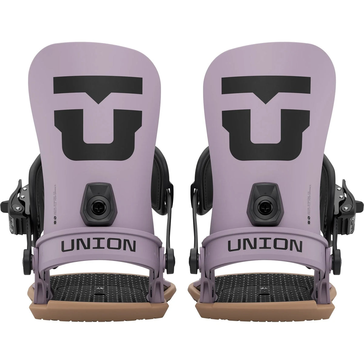 Union Strata Snowboard Bindings Mens 2026 Grey Violet - Elevation107