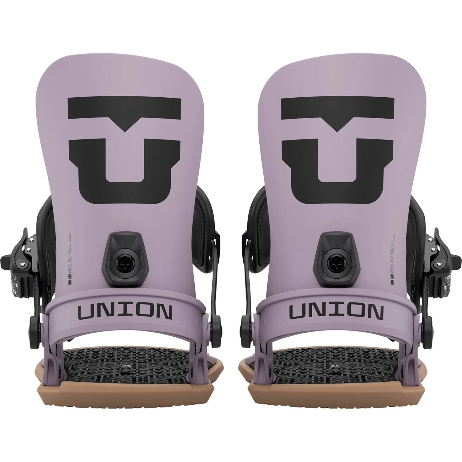 Union Strata Snowboard Bindings Mens 2026 Grey Violet - Elevation107