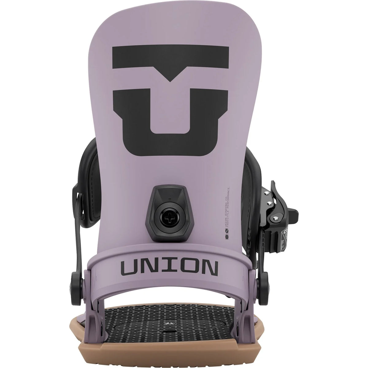 Union Strata Snowboard Bindings Mens 2026 Grey Violet - Elevation107