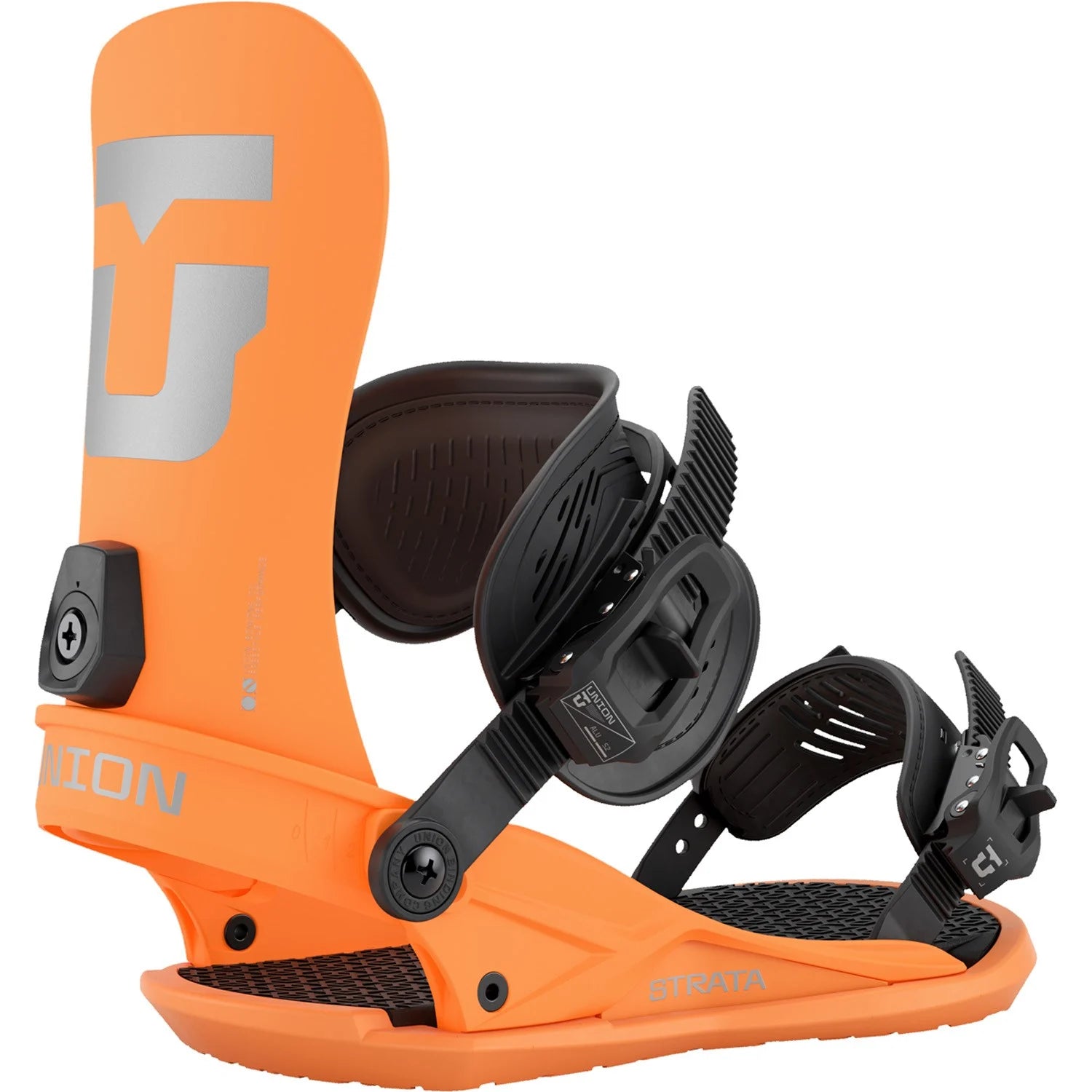 Union Strata Snowboard Bindings Mens 2026 Orange - Elevation107