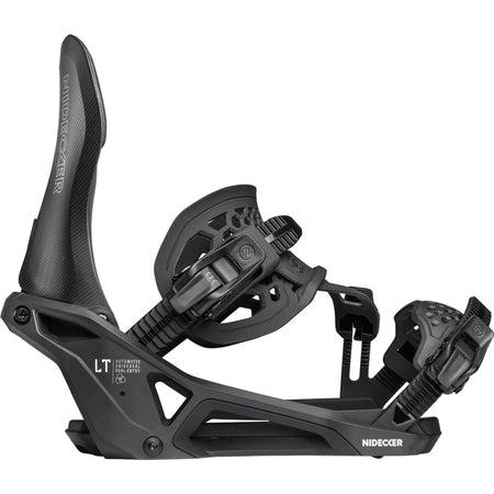 Nidecker LT Supermatic Snowboard Bindings 2026 Black - Elevation107