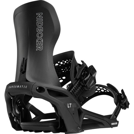 Nidecker LT Supermatic Snowboard Bindings 2026 Black - Elevation107