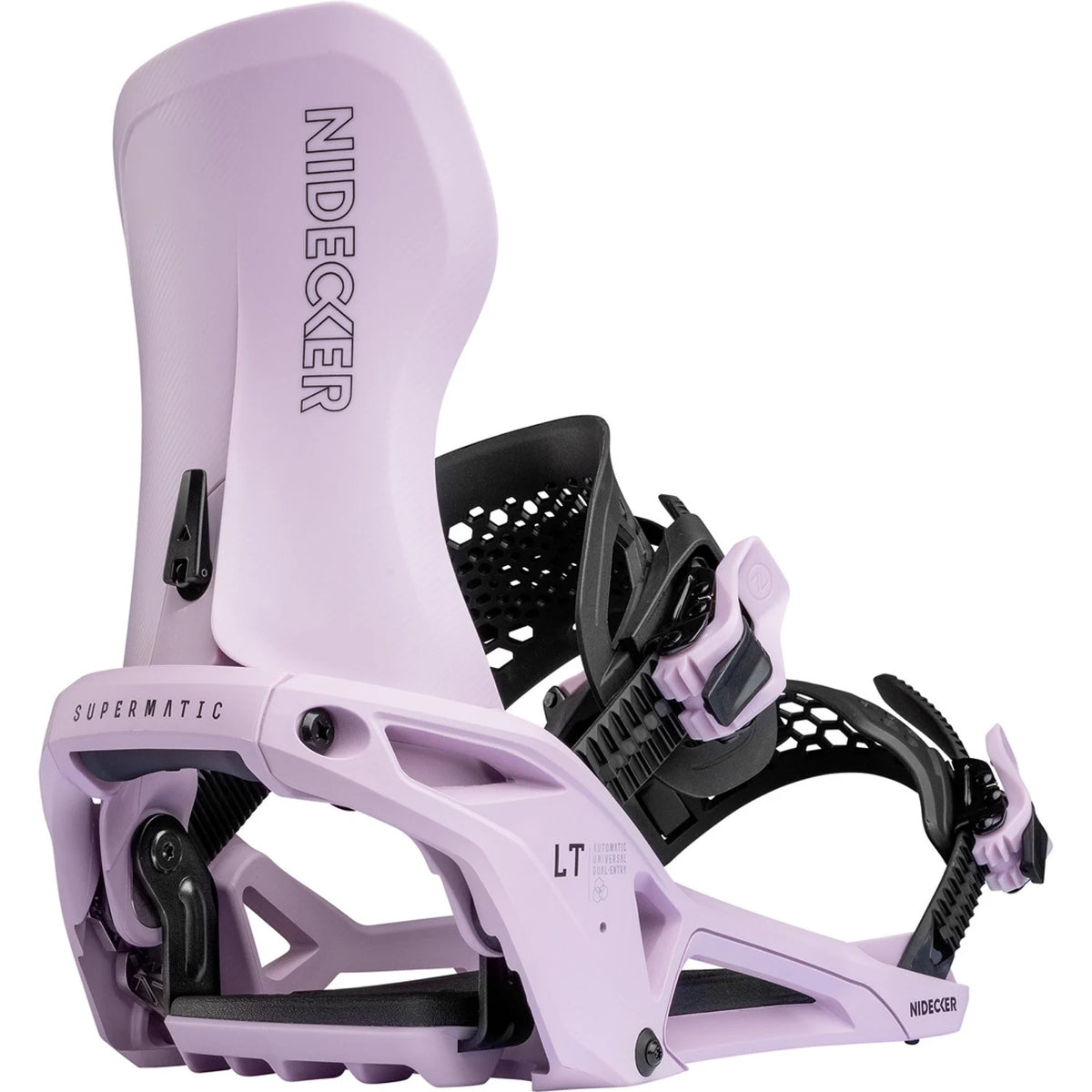 Nidecker LT Supermatic Snowboard Bindings 2026 Dusk - Elevation107