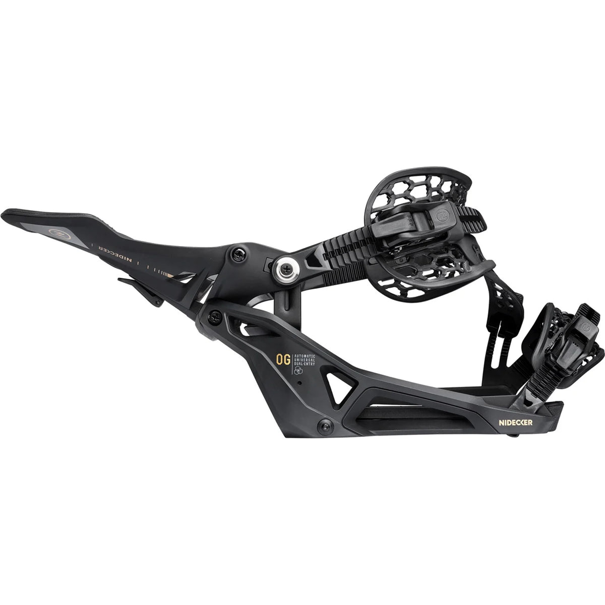 Nidecker OG Supermatic Snowboard Bindings 2026 Black - Elevation107