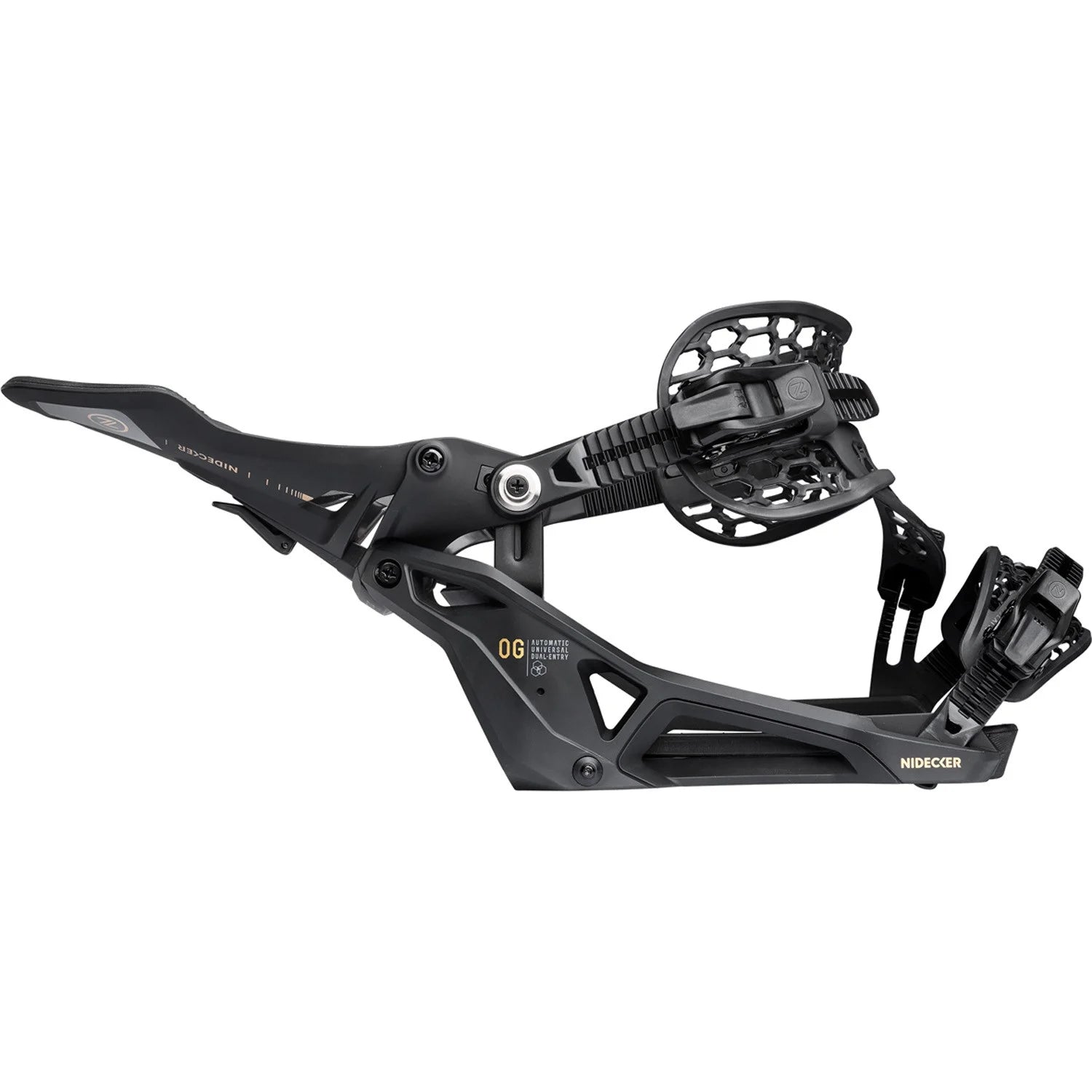 Nidecker OG Supermatic Snowboard Bindings 2026 Black - Elevation107