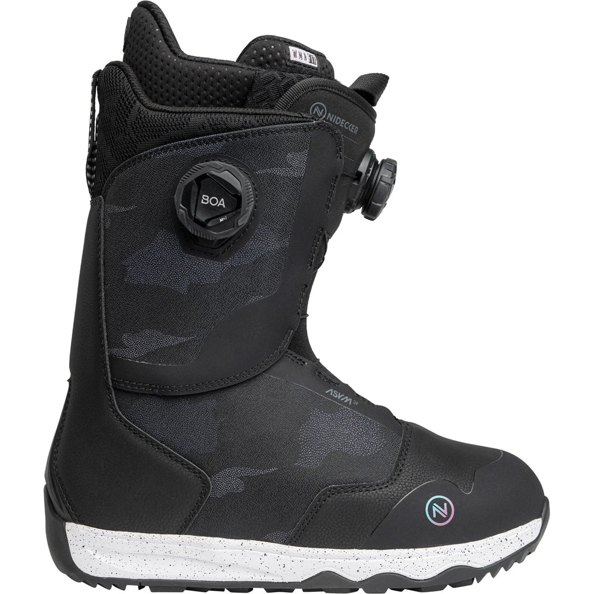 Nidecker Rift Double Boa Snowboard Boots Womens 2026 Black - Elevation107