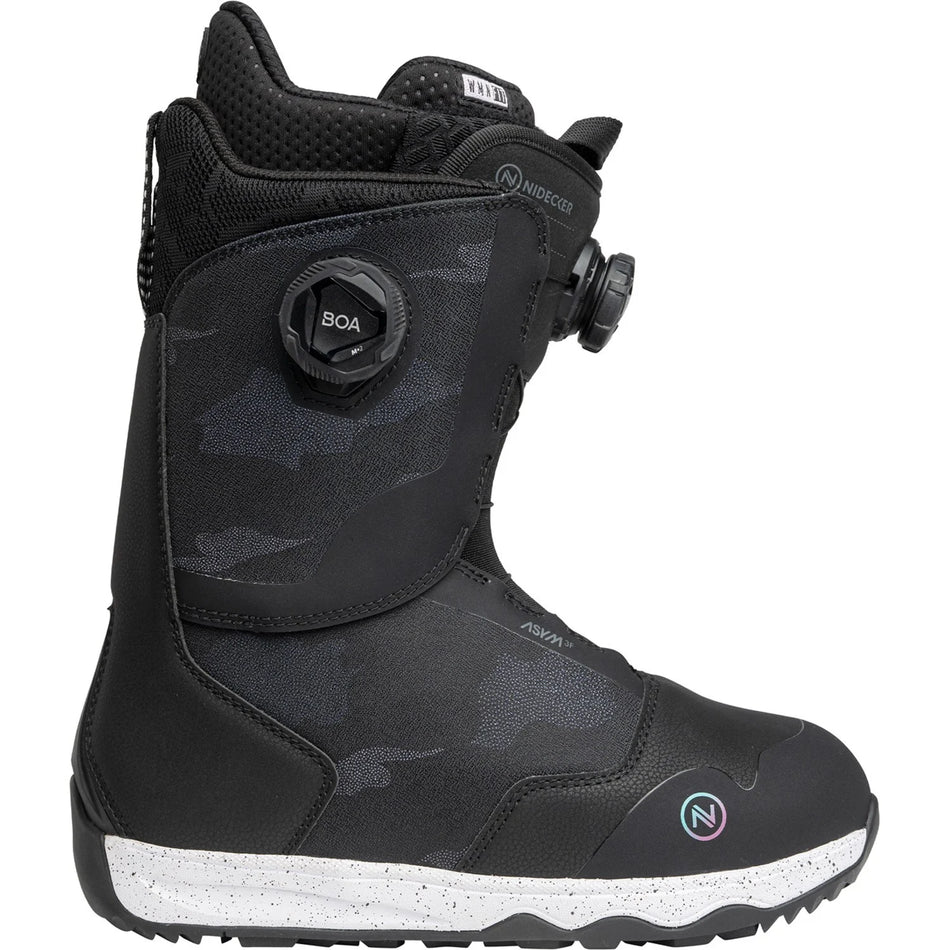 Nidecker Rift Double Boa Snowboard Boots Womens 2026 Black - Elevation107