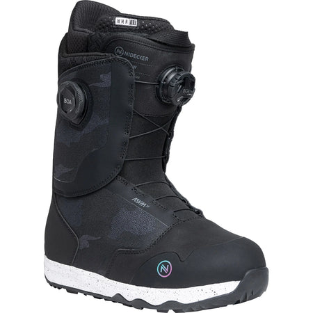 Nidecker Rift Double Boa Snowboard Boots Womens 2026 Black - Elevation107