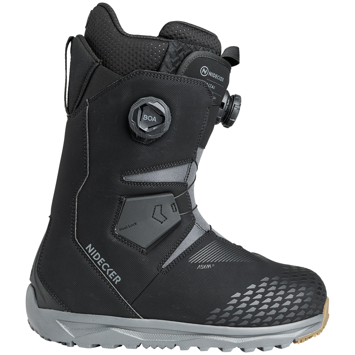 Nidecker Altai Double Boa Snowboard Boots Mens 2026 Black - Elevation107