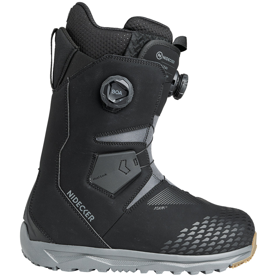 Nidecker Altai Double Boa Snowboard Boots Mens 2026 Black - Elevation107