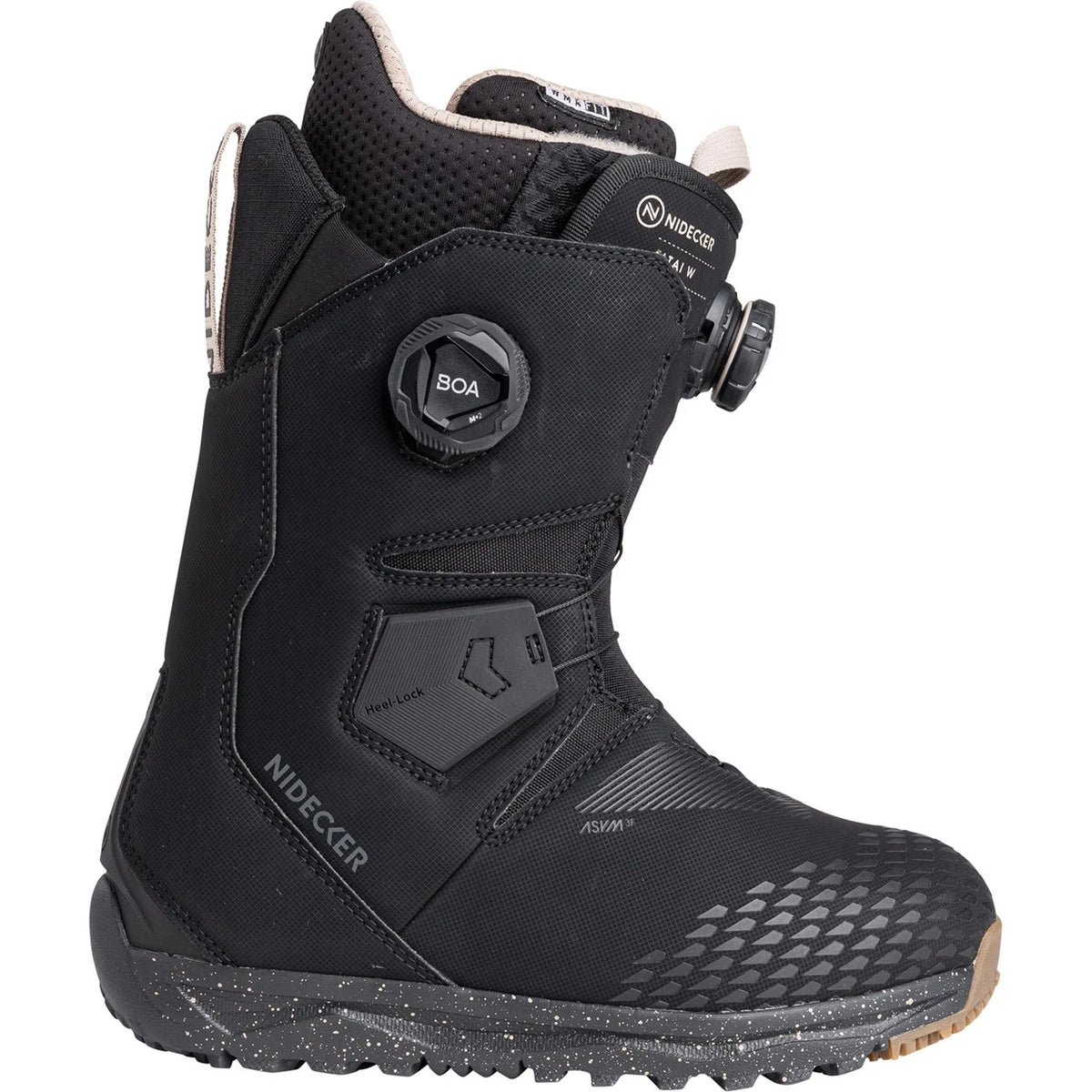 Nidecker Altai Double Boa Snowboard Boots Womens 2026 Black - Elevation107