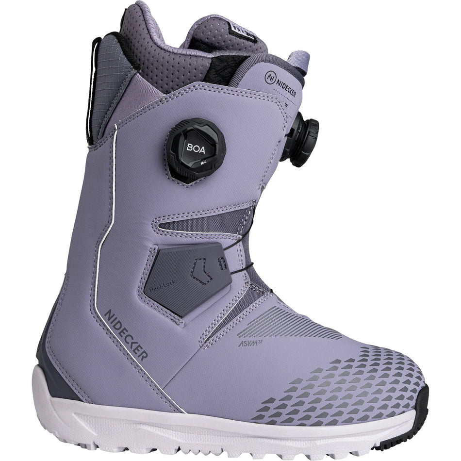 Nidecker Altai Double Boa Snowboard Boots Womens 2026 Purple - Elevation107