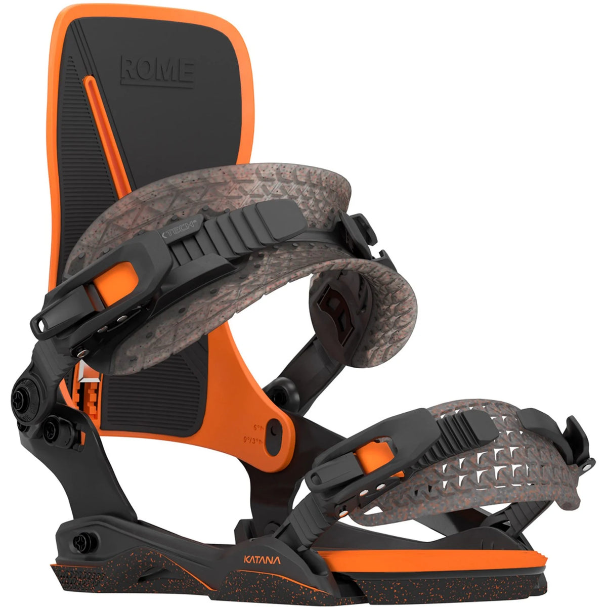 Rome Katana AsymWrap Snowboard Bindings Mens 2026 Team - Elevation107