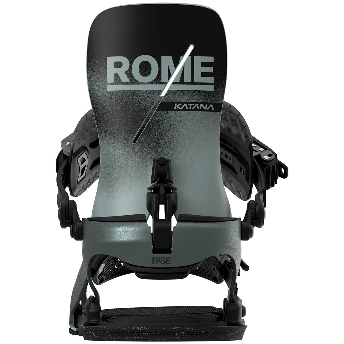 Rome Katana Asym Wrap FASE Snowboard Bindings 2026 Slate - Elevation107