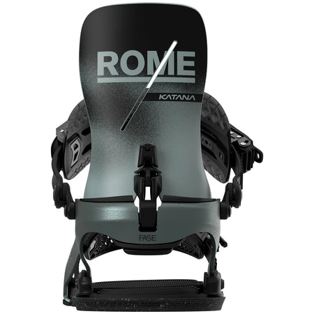Rome Katana Asym Wrap FASE Snowboard Bindings 2026 Slate - Elevation107