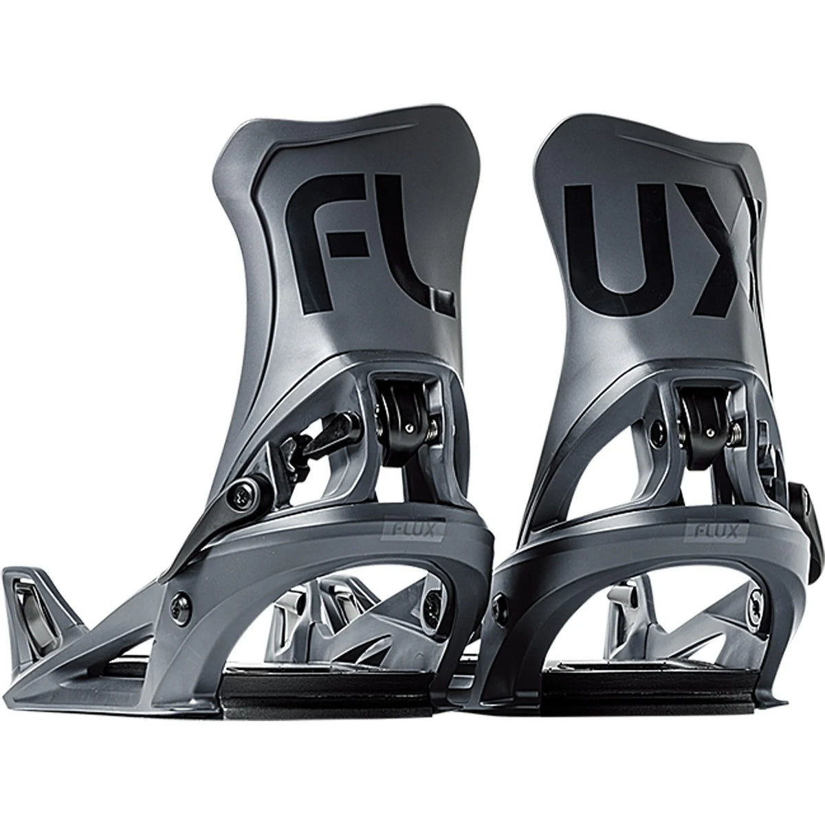 Flux DS Step On Snowboard Bindings Mens 2026 Metallic Grey - Elevation107
