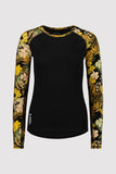 Mons Royale Bella Long Sleeve Thermals Womens Floral Camo / Black
