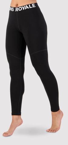 Mons Royale Cascade Flex 200 Legging Womens 2023 Logo Black