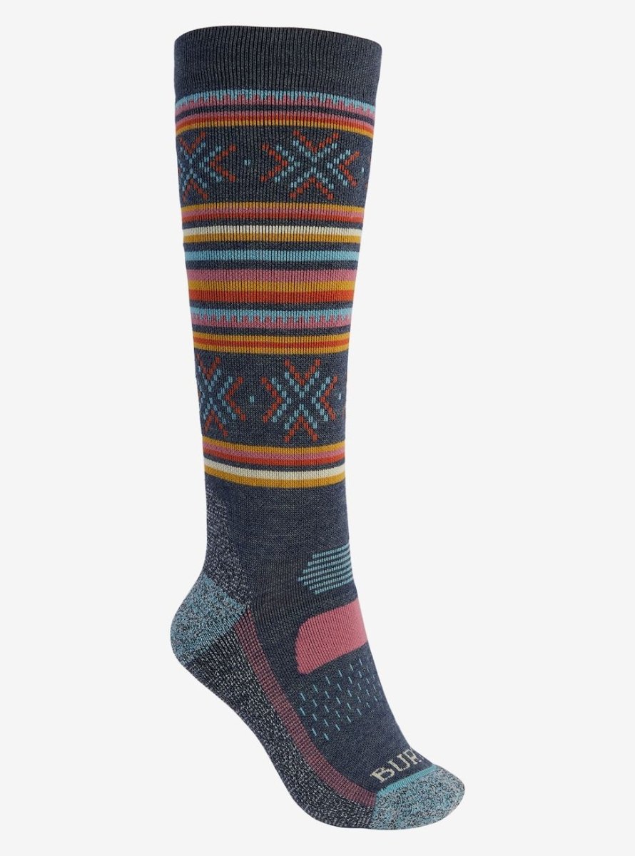 Burton Performance Midweight Socks Womens Dark Slate - Elevation107