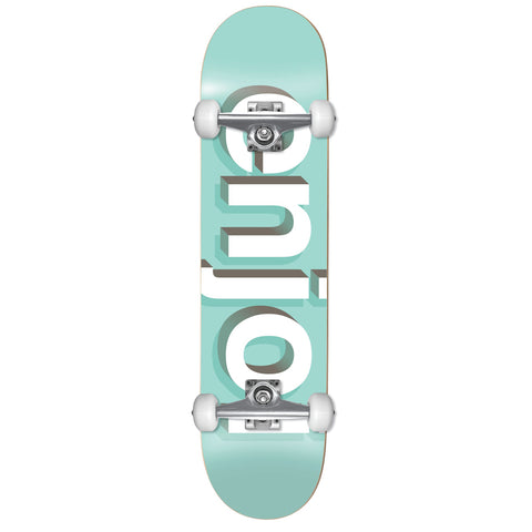 Enjoi Helvetica Neue Skateboard Complete Aqua 8.0