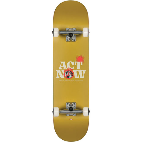 Globe G1 Act Now Skateboard Complete 8.0 Mustard
