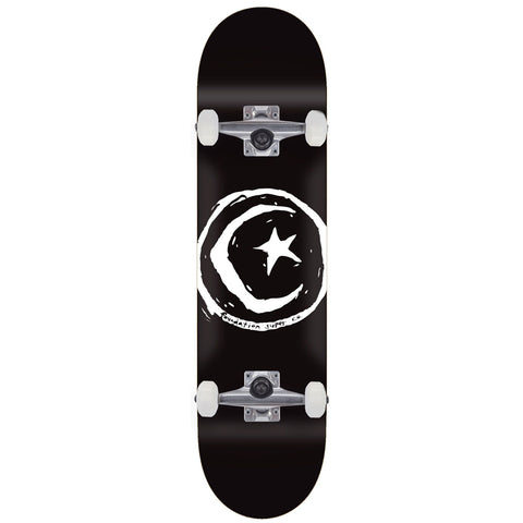 Foundation Star + Moon Skateboard Complete Black 8.0