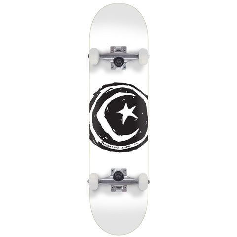 Foundation Star + Moon Skateboard Complete White 7.75