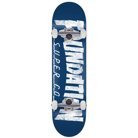 Foundation Thrasher Blue Skateboard Complete 8.0