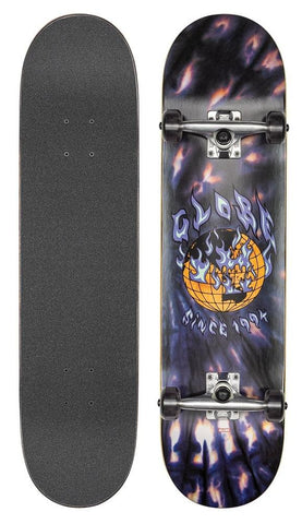 Globe G1 Ablaze Skateboard Complete 8.0 Black Dye