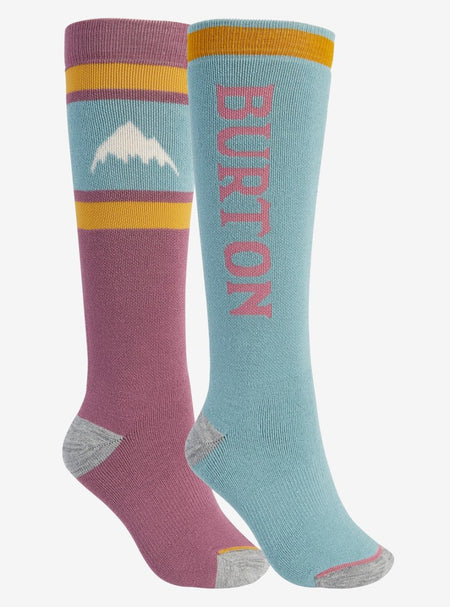 Burton Weekend Midweight Two Pack Socks Womens Rose Brown / Trellis - Elevation107