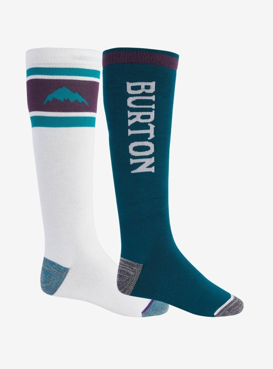 Burton Weekend Midweight Two Pack Socks Mens Stout White / Dynasty Green - Elevation107