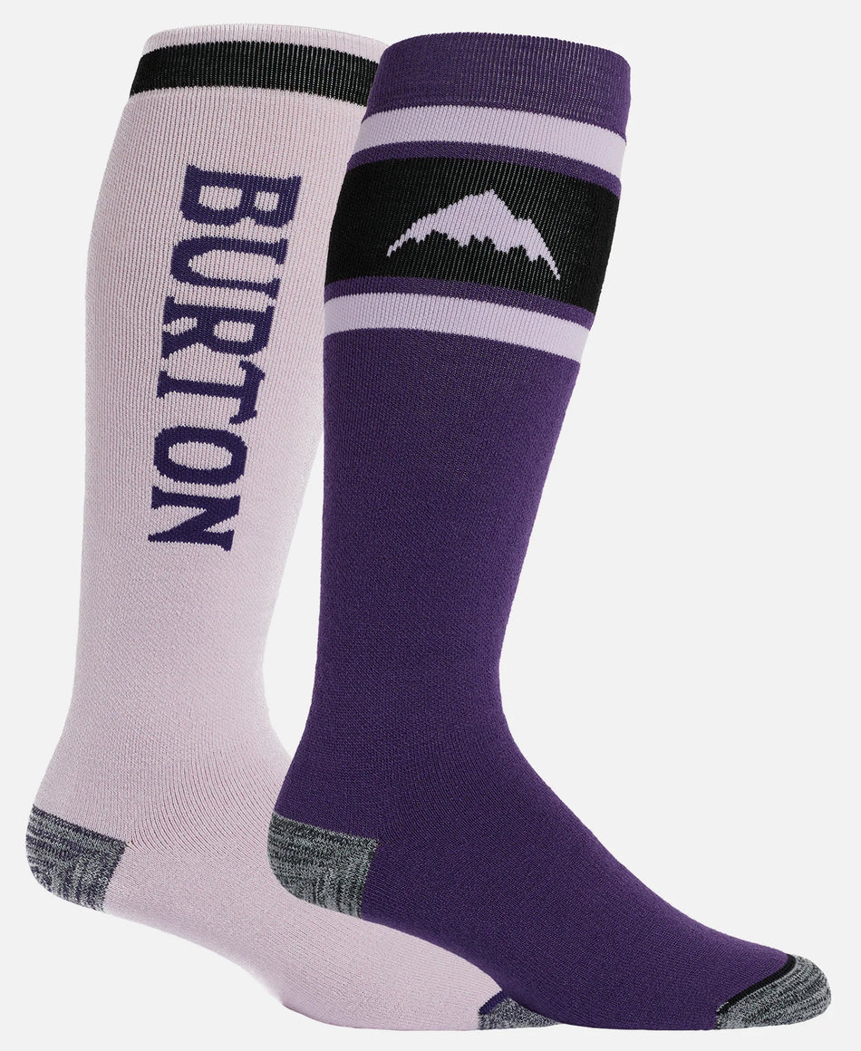 Burton Weekend Midweight Two Pack Socks Mens Violet Halo - Elevation107