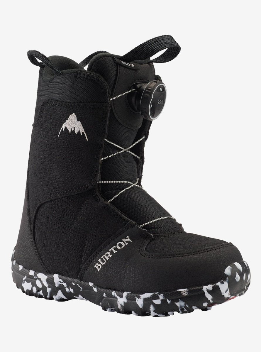 Burton Grom Boa Snowboard Boots Kids 2025 Black – Elevation107
